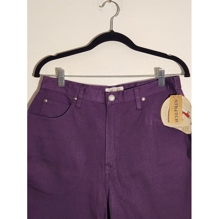 Cherokee Womens Purple Shorts Size 12 NWT