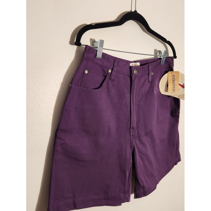 Cherokee Womens Purple Shorts Size 12 NWT