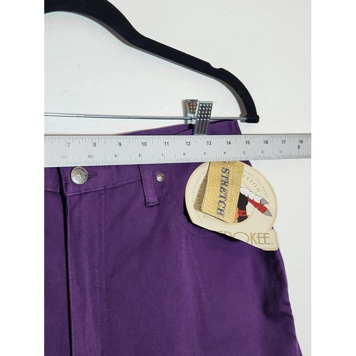 Cherokee Womens Purple Shorts Size 12 NWT