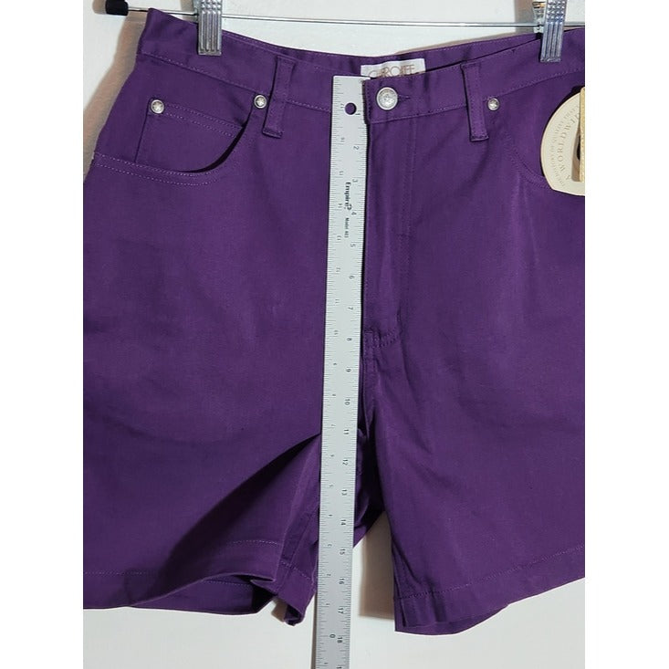 Cherokee Womens Purple Shorts Size 12 NWT