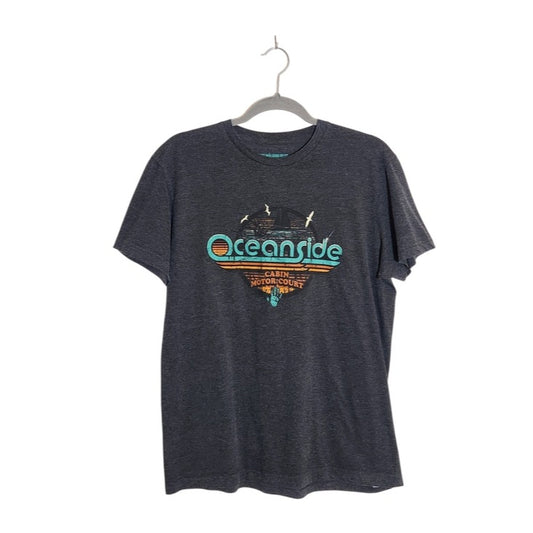 The Walking Dead Supply Drop Oceanside Cabin Motor Court Graphic Tee Size Large