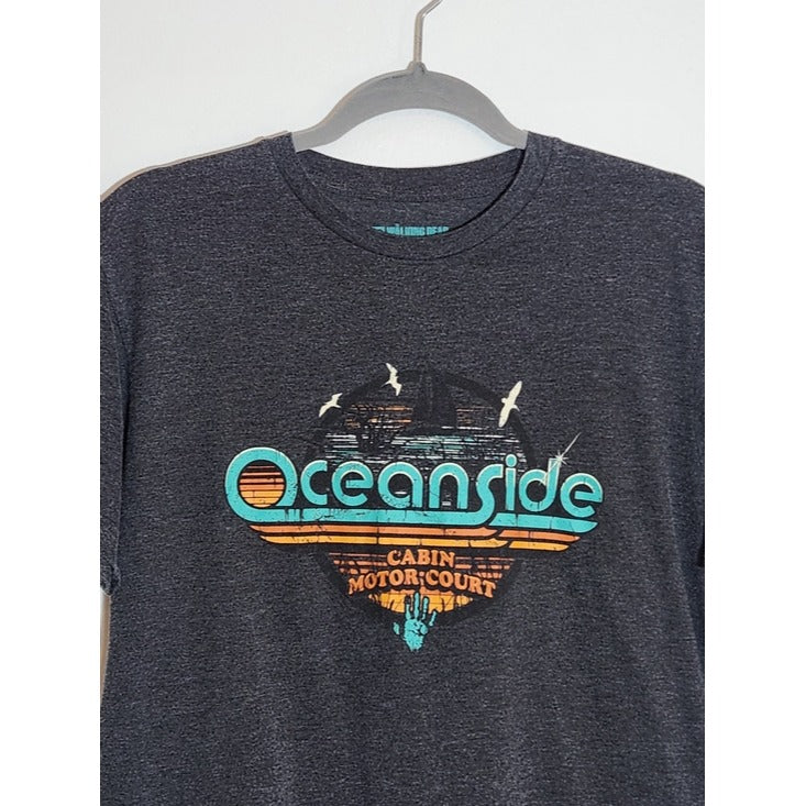 The Walking Dead Supply Drop Oceanside Cabin Motor Court Graphic Tee Size Large