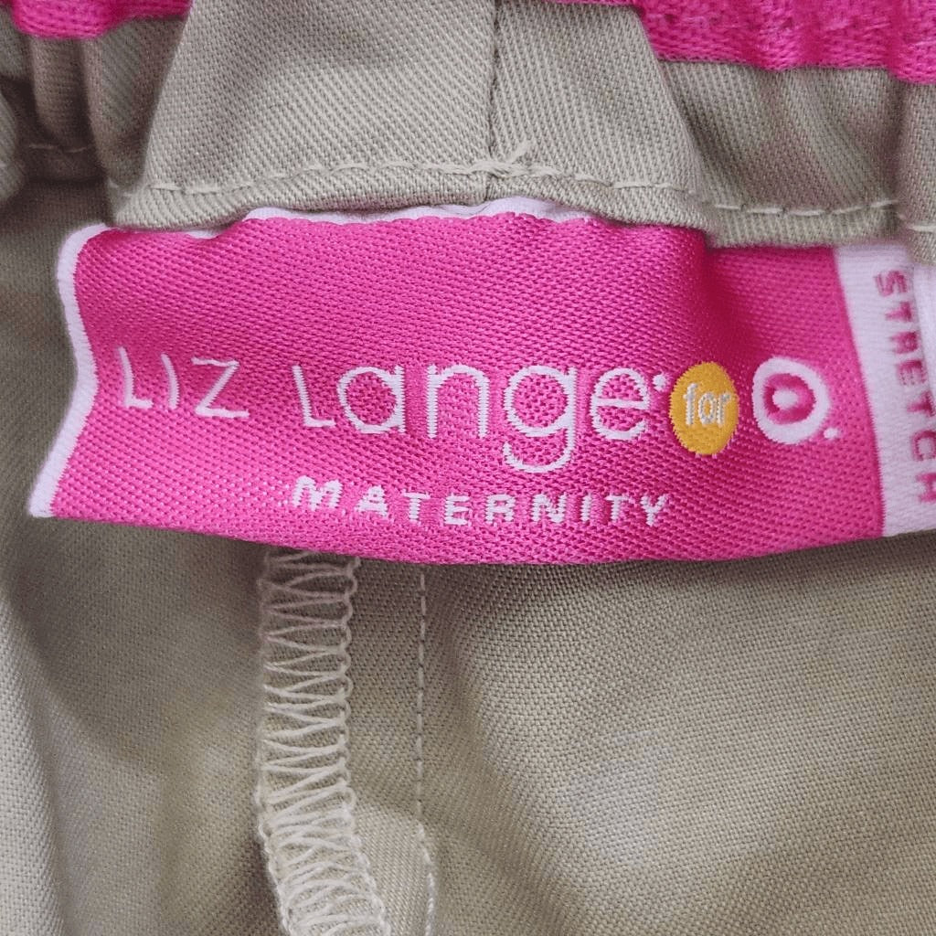 Liz Lange Maternity Cropped Wide Leg Khaki Pants NWT Size 16 Cropped Khaki Pants