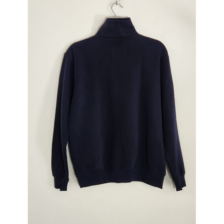 Irish Connexxion Navy Ireland Embroidered Quarter Zip Sweatshirt Size Medium