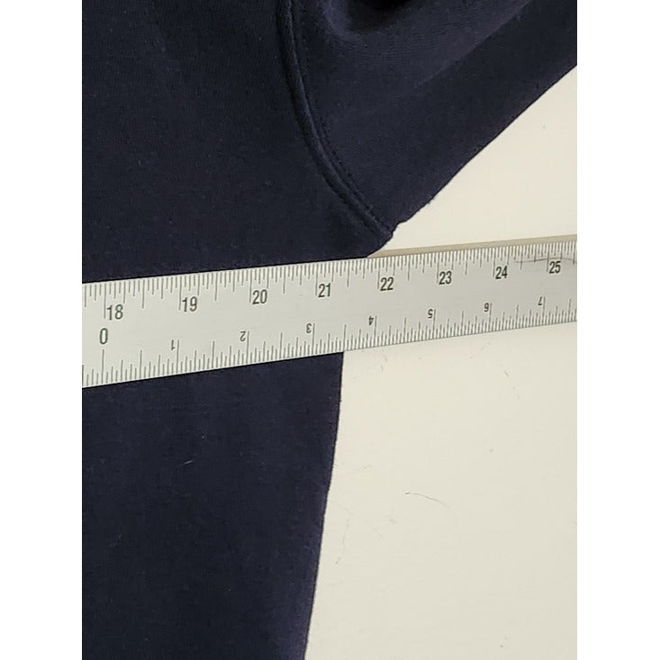 Irish Connexxion Navy Ireland Embroidered Quarter Zip Sweatshirt Size Medium