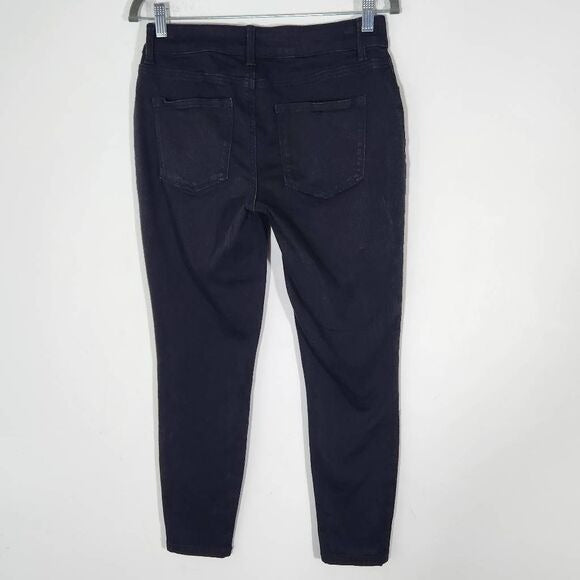 Maurices Black Skinny Ankle Jeans Size Medium Short