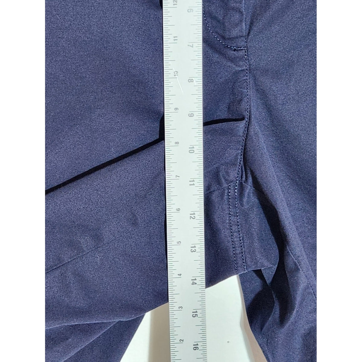 Talbots Navy Girlfriend Chino Shorts Cotton Blend Size 18W
