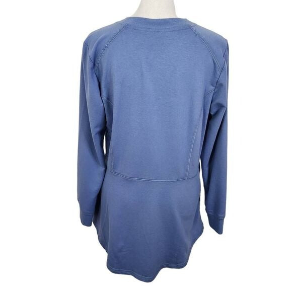 D&Co. Blue Knit Jacket Size XXS Light Blue Jacket D&Co. Blue Jacket