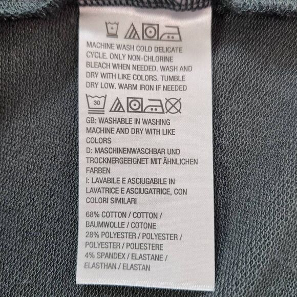 D&Co. Gray Knit Jacket Size XXS Casual Gray Zip Front Jacket Zip-Up Gray Jacket