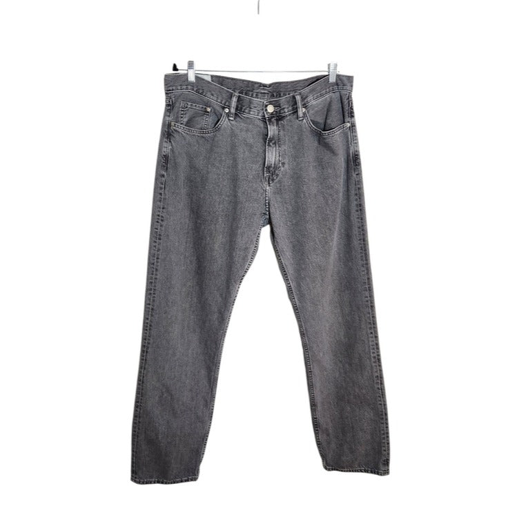 H&M Mens Gray Relaxed Fit Jeans Size 38x32