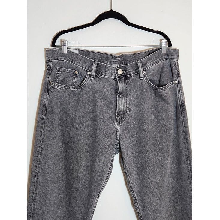 H&M Mens Gray Relaxed Fit Jeans Size 38x32