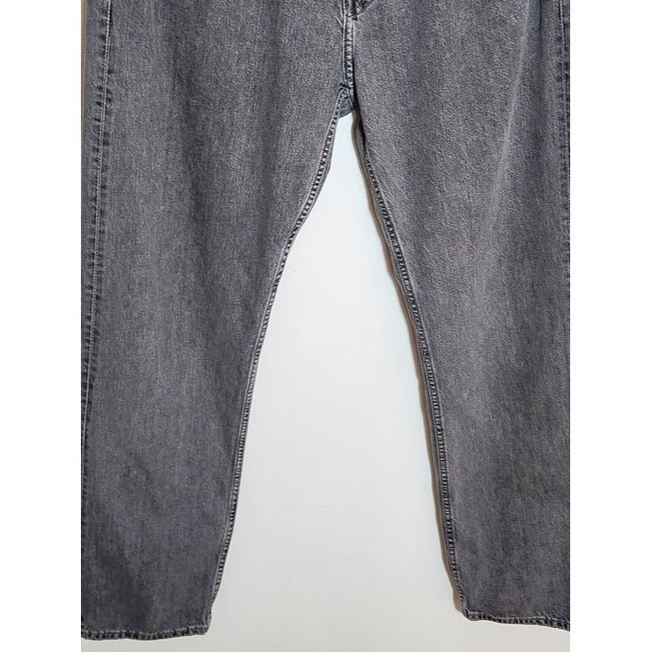 H&M Mens Gray Relaxed Fit Jeans Size 38x32