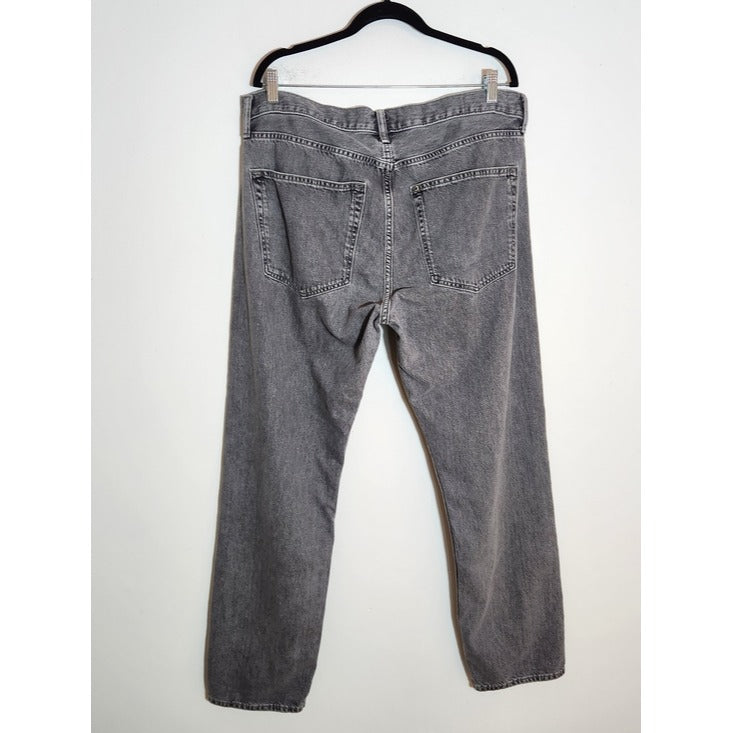 H&M Mens Gray Relaxed Fit Jeans Size 38x32