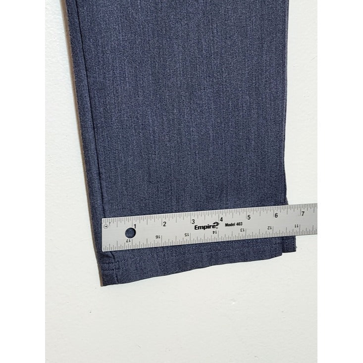 Figs Blue Scrub Pants with Pink Drawstring Size Medium Petite