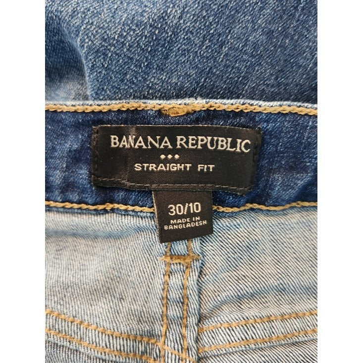Banana Republic Womens Straight Leg Jeans Size 10