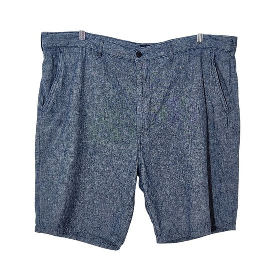 Levi's Men's Blue Chino Shorts Size 42 Mens Blue Linen Blend Shorts