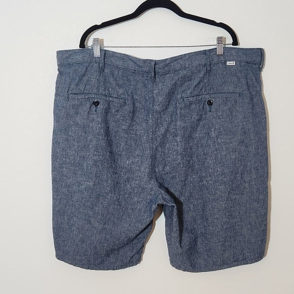 Levi's Men's Blue Chino Shorts Size 42 Mens Blue Linen Blend Shorts
