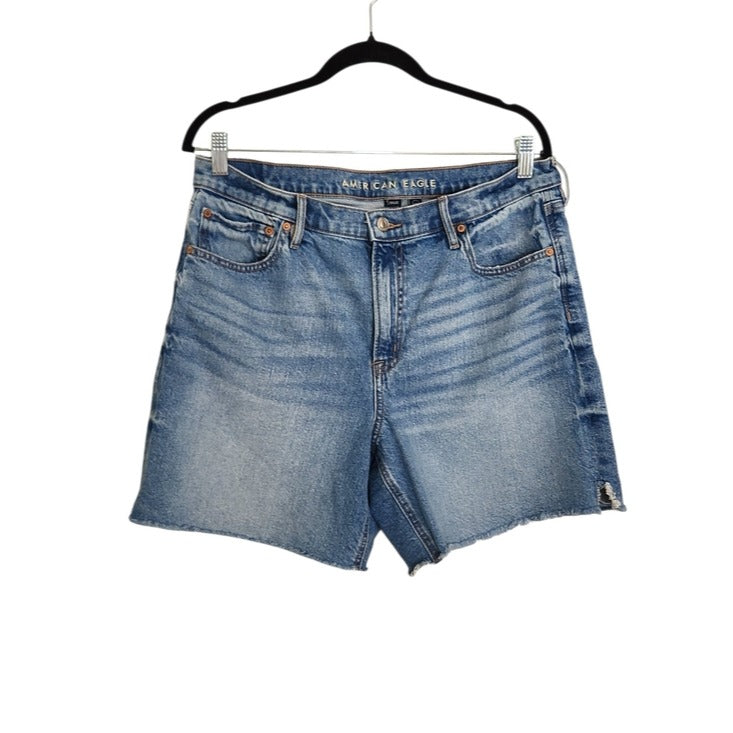 American Eagle Strigid Relaxed Cutoff Jean Shorts Size 12