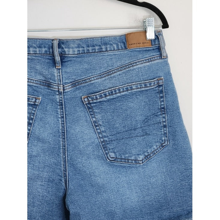 American Eagle Strigid Relaxed Cutoff Jean Shorts Size 12