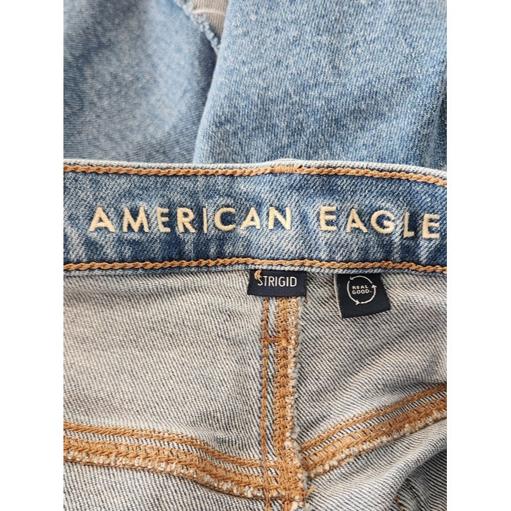 American Eagle Strigid Relaxed Cutoff Jean Shorts Size 12