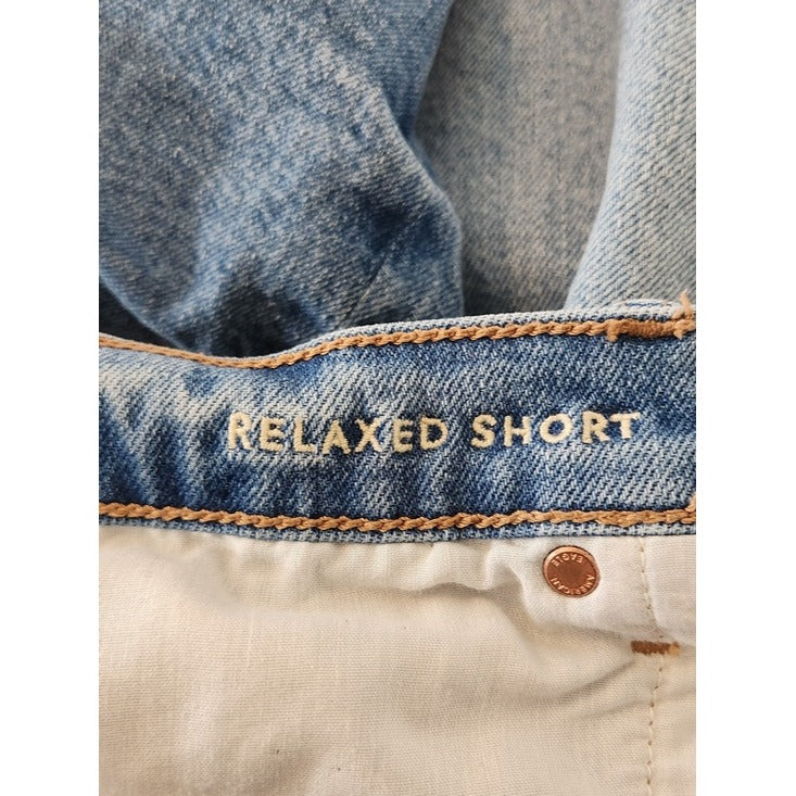 American Eagle Strigid Relaxed Cutoff Jean Shorts Size 12