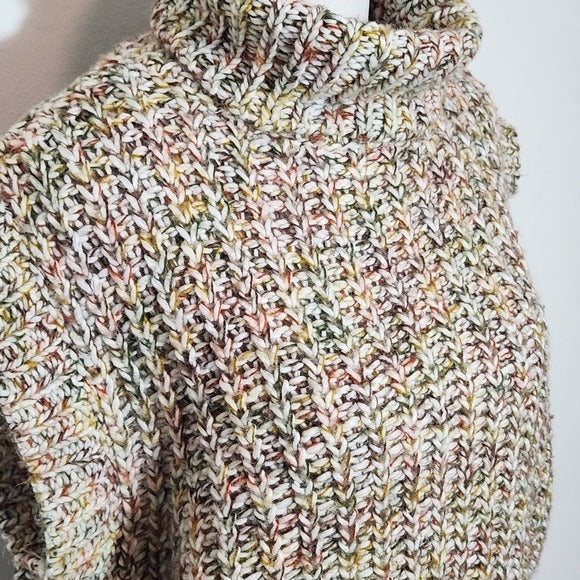 Noisy May Multi-Color Chunky Knit Sweater Vest Size Small Cropped Vest
