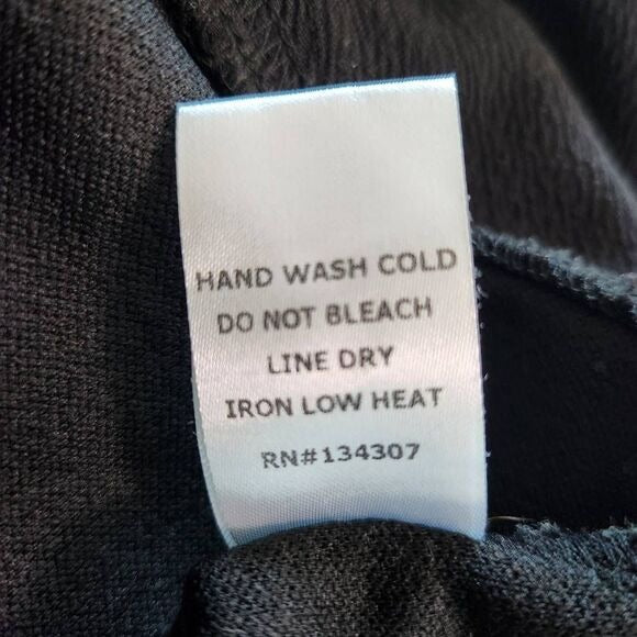 Yakira Bella Black Dress with Puffy Sleeves Size Medium Black Knee-Length Dress