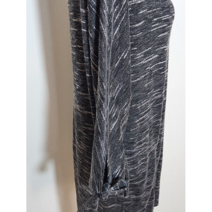 Max Studio Heathered Black Knit Mini Dress Size Medium