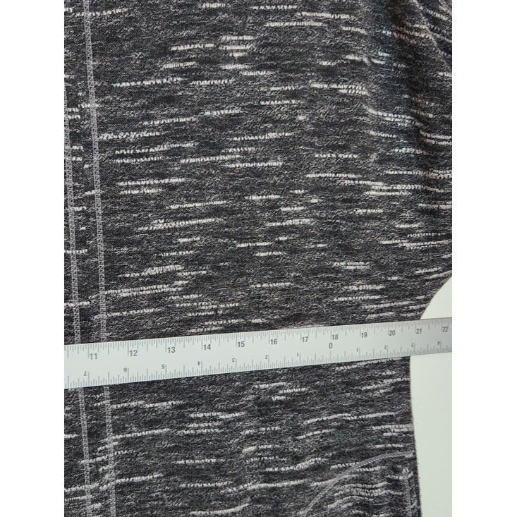 Max Studio Heathered Black Knit Mini Dress Size Medium