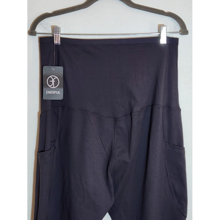 Enerful Gray Maternity Leggings Size XXL NWT