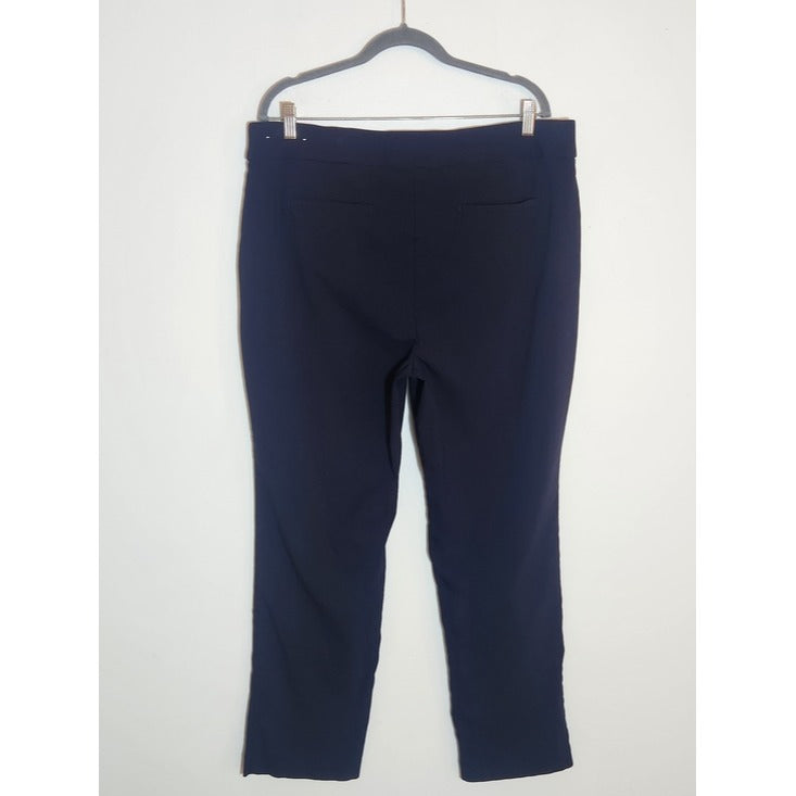 Liz Claiborne Navy Pull On Pants Size 18