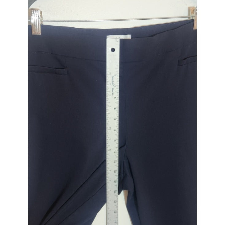 Liz Claiborne Navy Pull On Pants Size 18