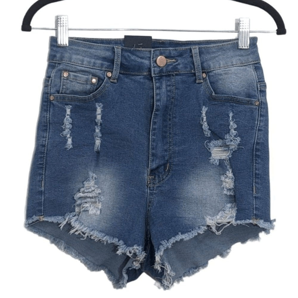 D. Rock High Rise Cut-Off Denim Shorts NWT Size 9 Cut Off Jean Shorts Distressed