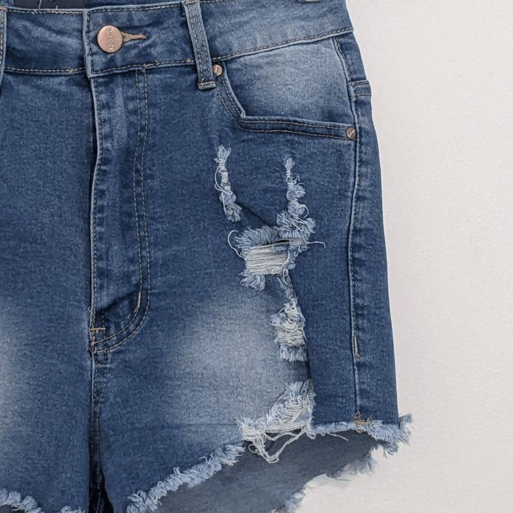 D. Rock High Rise Cut-Off Denim Shorts NWT Size 9 Cut Off Jean Shorts Distressed