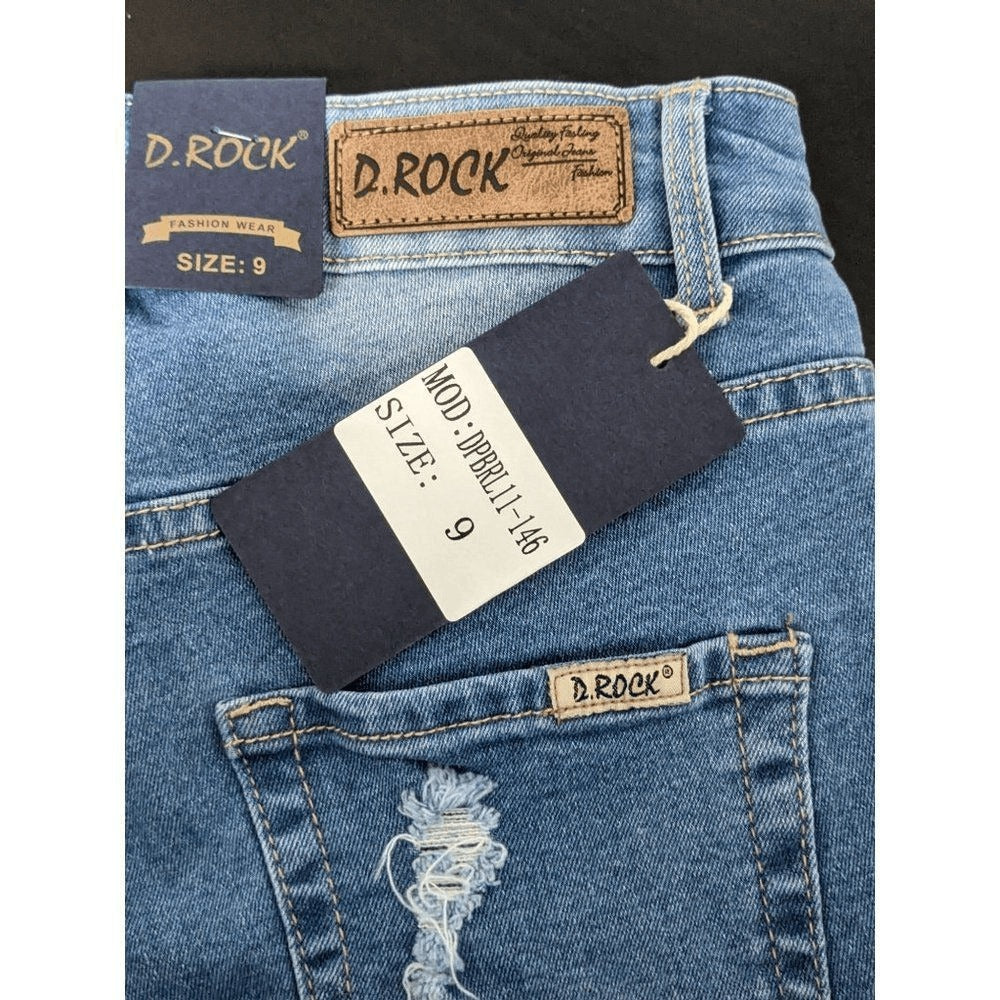 D. Rock High Rise Cut-Off Denim Shorts NWT Size 9 Cut Off Jean Shorts Distressed