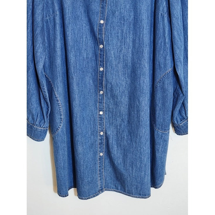 Pilcro Coastal Cowgirl Denim Mini Dress Size 3X