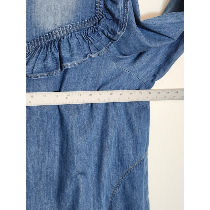 Pilcro Coastal Cowgirl Denim Mini Dress Size 3X