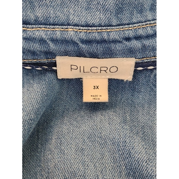 Pilcro Coastal Cowgirl Denim Mini Dress Size 3X