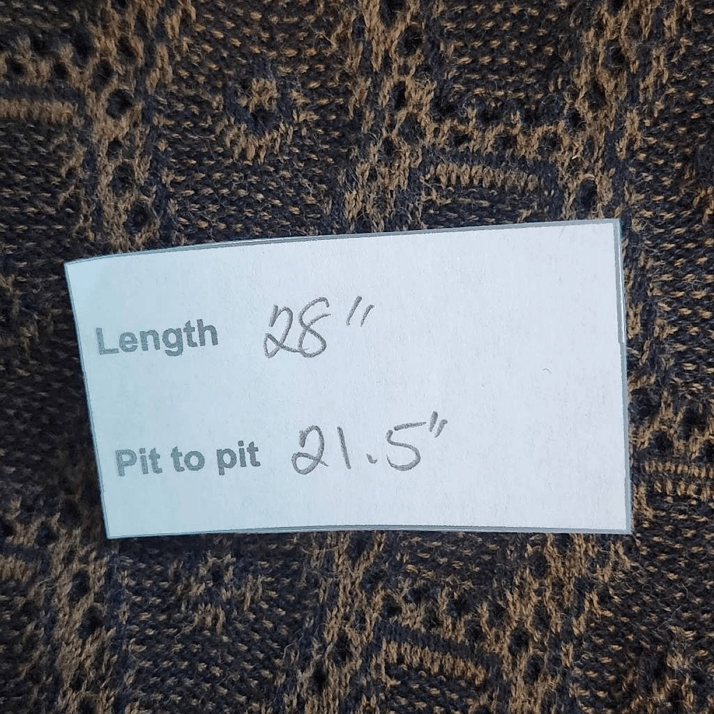 Peruvian Connection Brown Knit Turtleneck Size XS/Small Brown Turtleneck Tunic