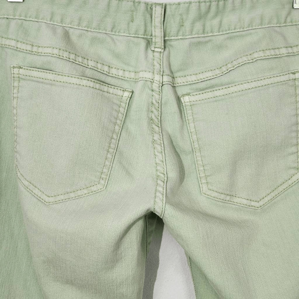 Free People Green Skinny Jeans Size 27 Free People Green Ankle Zip Skinny Denim