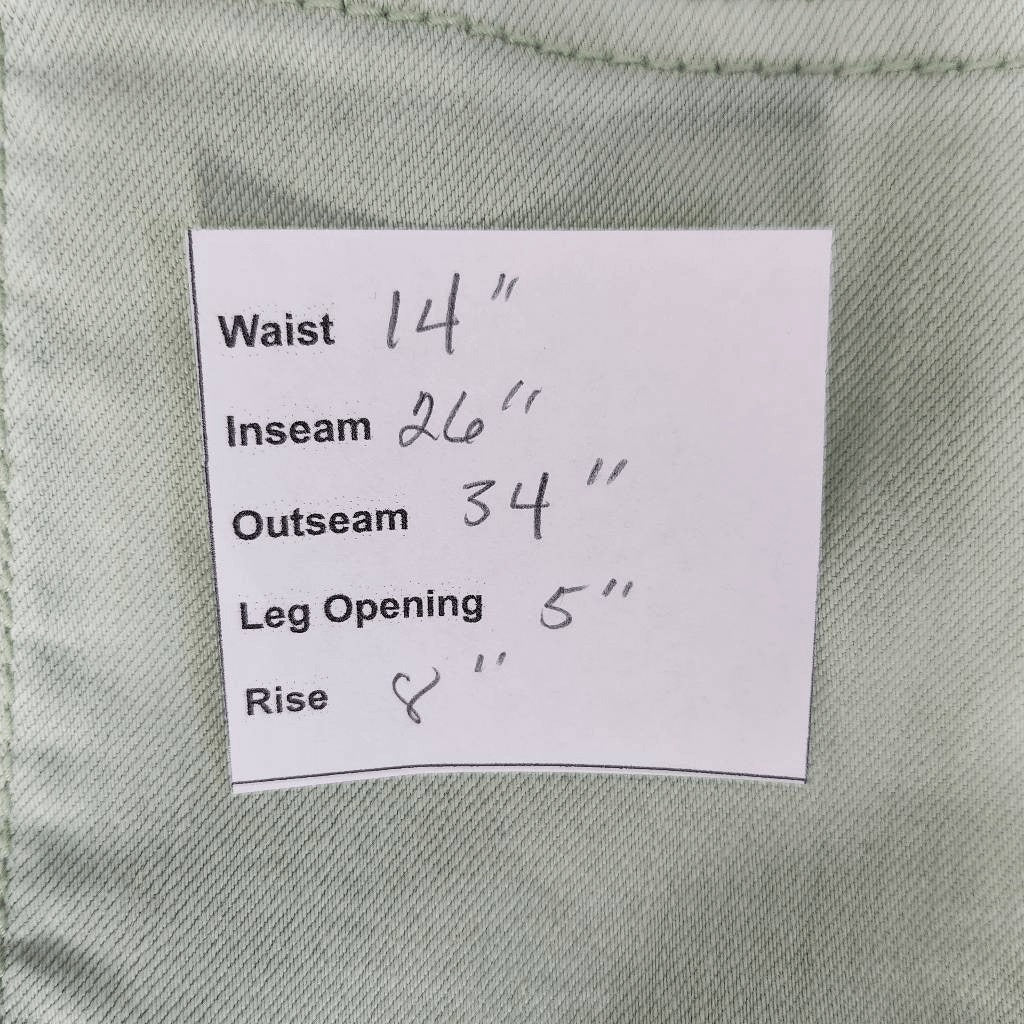 Free People Green Skinny Jeans Size 27 Free People Green Ankle Zip Skinny Denim