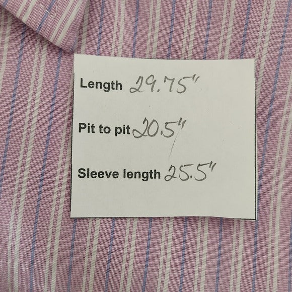 Gap Men's Purple Striped Button Down Shirt Size Medium Purple Slim Fit Shirt