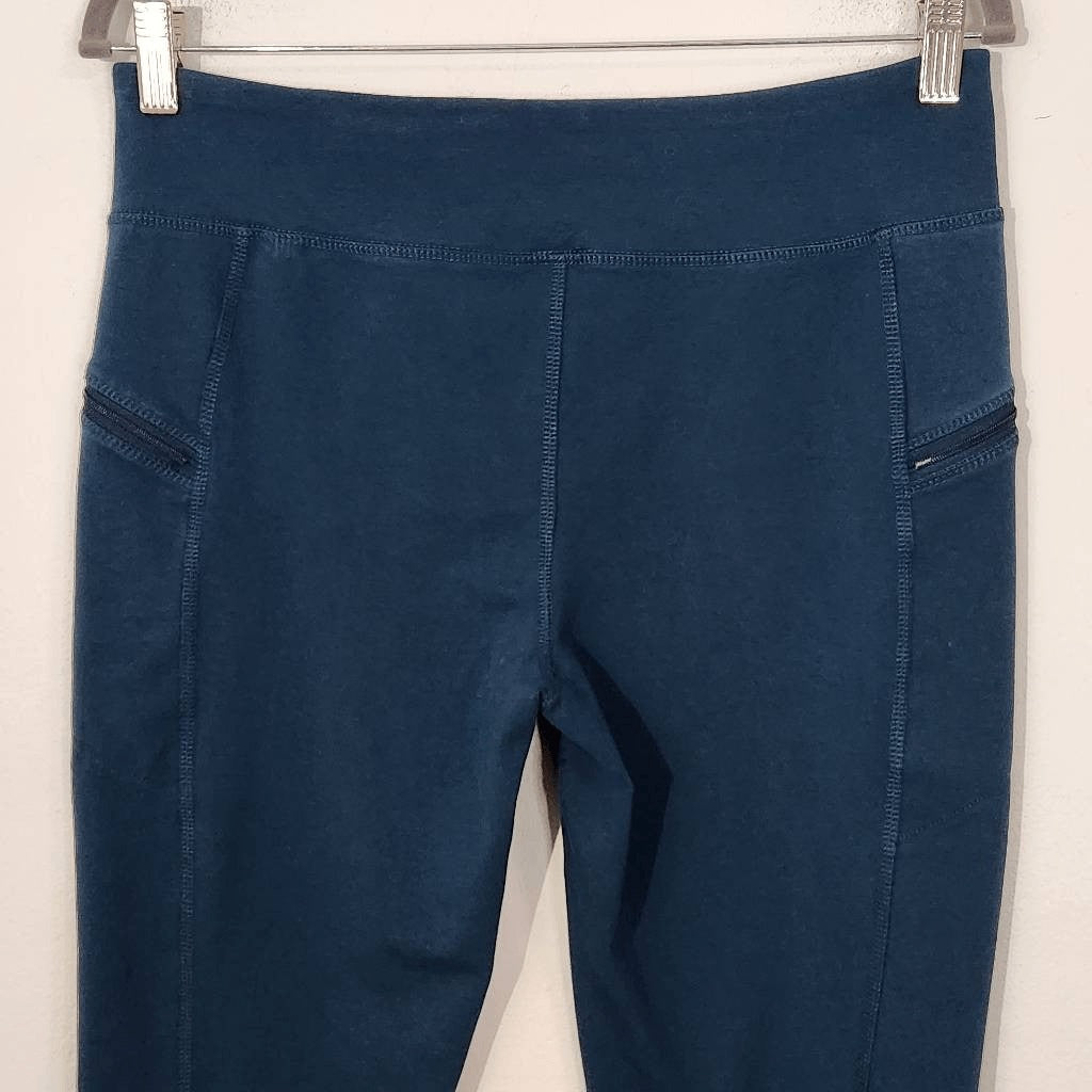 D&Co. Active Teal Cropped Leggings Size Medium