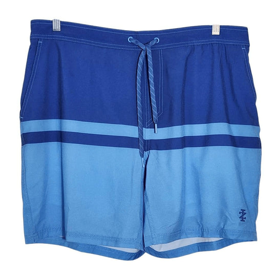 Izod Blue Stripe Swim Trunks NWT Size XXL Izod Saltwater Blue Swim Shorts