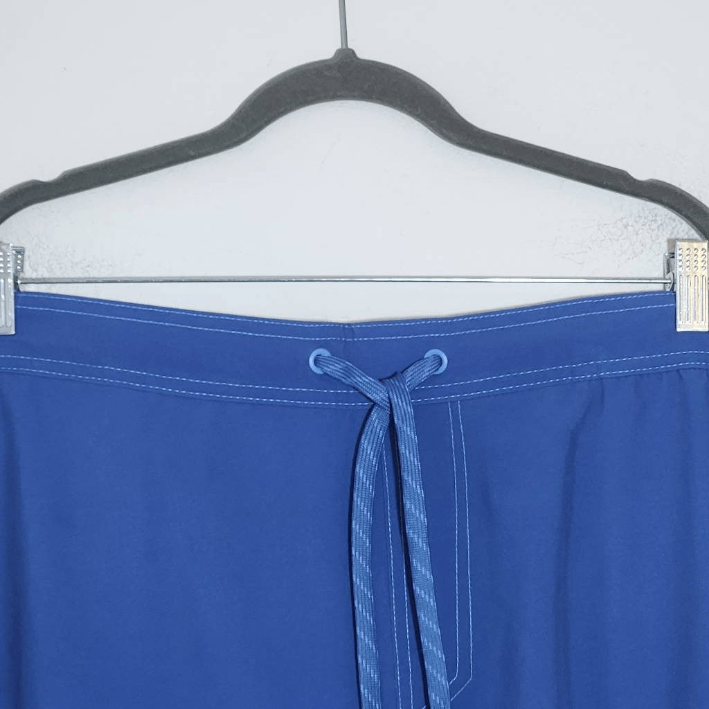 Izod Blue Stripe Swim Trunks NWT Size XXL Izod Saltwater Blue Swim Shorts