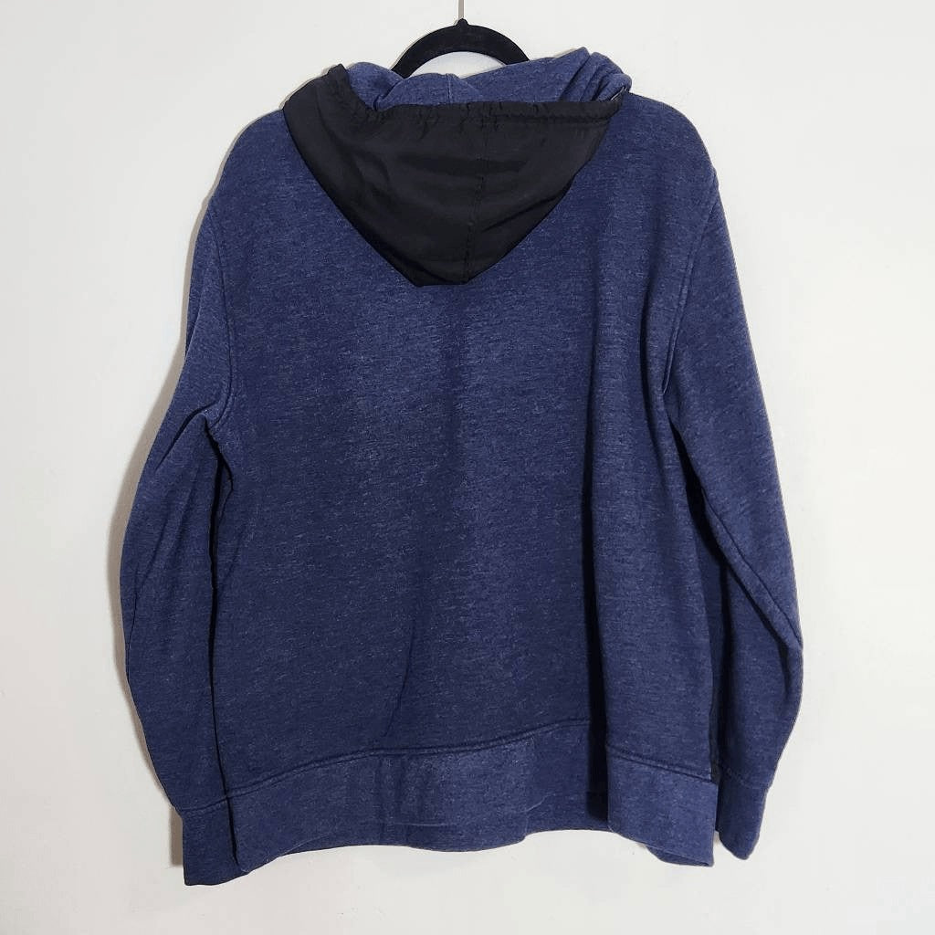 Champion Blue and Black Hoodie Pullover Size XL Champion Half-Zip Pullover