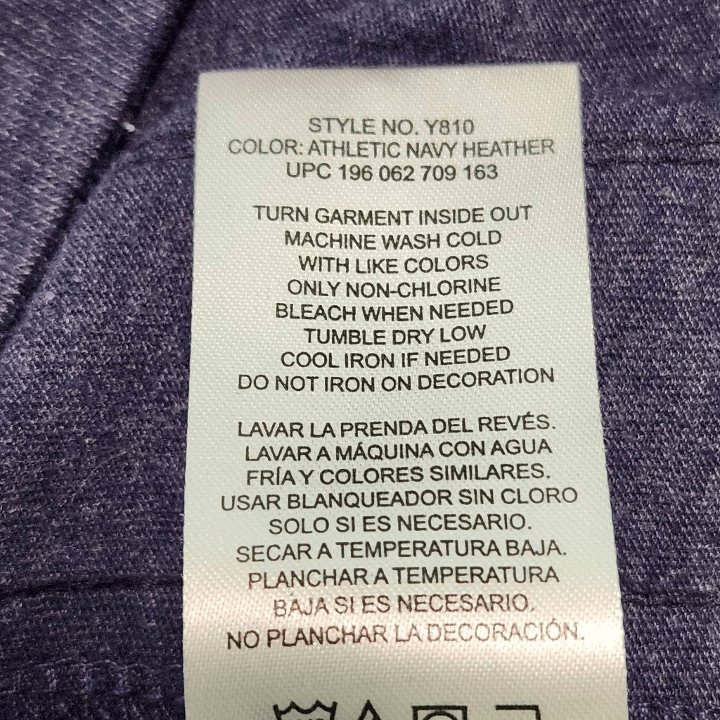 Champion Blue and Black Hoodie Pullover Size XL Champion Half-Zip Pullover
