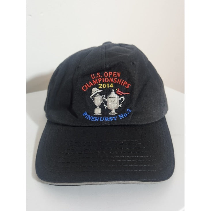 USGA Open Championships 2014 Pinehurst Black Adjustable Baseball Hat
