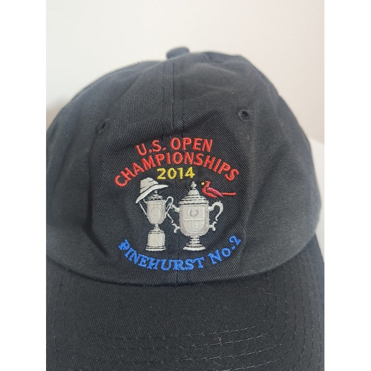 USGA Open Championships 2014 Pinehurst Black Adjustable Baseball Hat