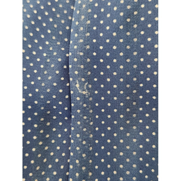 Melonie T Blue Polka Dot Tiered Midi Dress Size 16